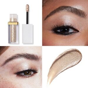 Stila Ocean Glisten & Glow Liquid Eyeshadow- champagne w multicolored glitter